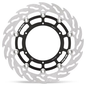 Moto-Master Brake Disc Flames Floating 320mm, Right, FRONT, KTM 17-19 1090 ADVENTURE, 13-16 1190 ADVENTURE, 15-25 1290 ADVENTURE, 19-20 790 ADVENTURE, 23 790 ADVENTURE, 20-25 890 ADVENTURE, Husqvarna 22-25 NORDEN 901