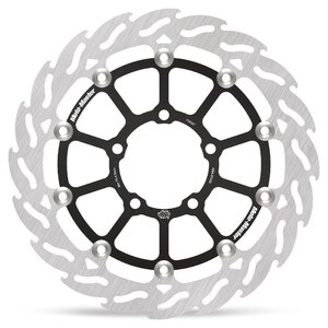 Moto-Master Brake Disc Flame Floating 320mm, FRONT, TRIUMPH 20-25 TIGER 900 RALLY