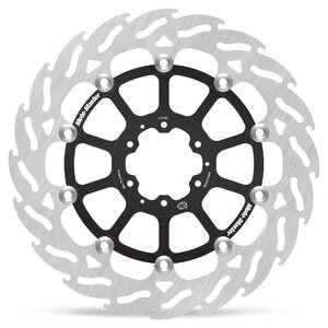 Moto-Master Brake Disc Flame Floating 310mm, Left, FRONT, Honda 16-20 CRF 1000 L Africa Twin, 20-23 CRF 1100 L Africa Twin, 23-26 XL750 TRANSALP