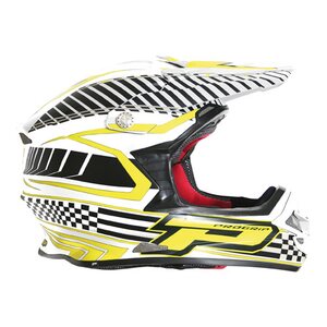 Progrip 3090-Kypärä, Aikuiset, Xl, Neonkeltainen-Valkoinen