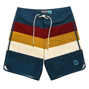 Fasthouse After Hours 18" Shortsit, Teal Stripe, Aikuiset, 32