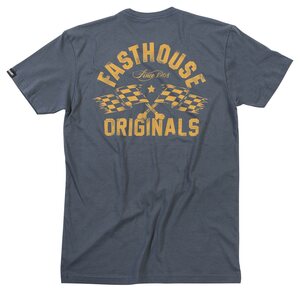 Fasthouse Signal Tee, Indigo, ADULT, S
