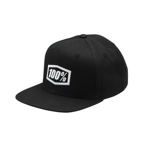 100% Essential Snapback -Lippis, Aikuiset, Musta