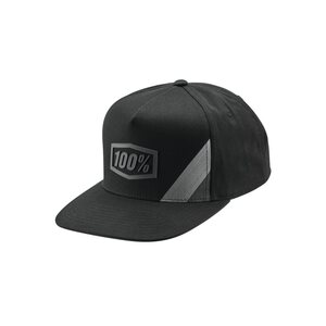 100% Cornerstone Trucker-Lippis, Musta-Harmaa