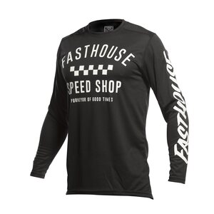Fasthouse Jersey Carbon, KID, M, BLACK