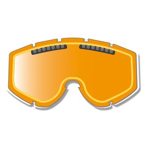Progrip Lens double, ADULT, ORANGE