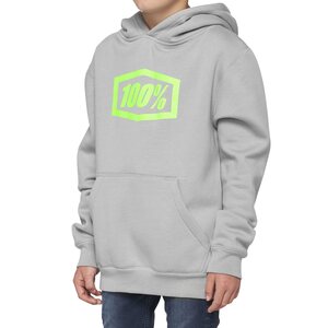 100% ESSENTIAL Youth Pullover Hoodie Fleece Vapor - L, KID, L