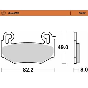 Moto-Master Roadpro Sinter-Jarrupalat, Etu, Bmw R 1300 Gs