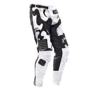 Fasthouse Grindhouse Riot Pant, ADULT, 28, BLACK WHITE