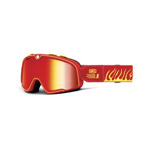 100% BARSTOW Goggle Death Spray - Mirror Red Lens, ADULT