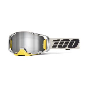100% ARMEGA Goggle Viggo - Mirror Silver Flash Lens, ADULT