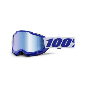 100% ACCURI 2 Goggle Blue - Mirror Blue Lens, ADULT