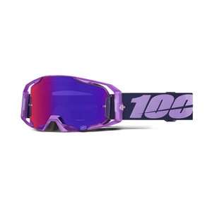 100% ARMATIC Goggle Toyoko - Mirror Purple Lens, ADULT