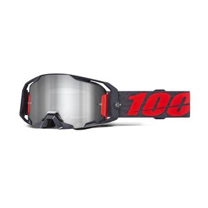 100% ARMATIC Goggle Turo - Mirror Silver Lens, ADULT