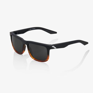 100% BLAKE - Soft Tact Fade Black / Havana - Black Mirror Lens, ADULT