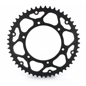 Holeshot Rear Sprocket Steel, 520, 48, BLACK, Husqvarna 05-10 SM-R 450/SM-R 510, 03-10 TC 450/TE 450, 08-10 TXC 450/TXC 510, 95-05 CR 250, 03-13 TC 250/TE 250, 95-13 WR 250, 95-13 CR 125/WR 125, 11-13 TC 449/TE 449/TE 511/TXC 449/TXC 511, 06-09 TC 510, 9