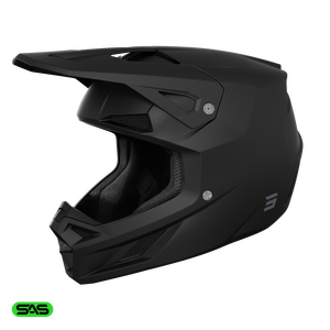 Shot Speed Solid -Kypärä, Musta Matta, Aikuiset, S