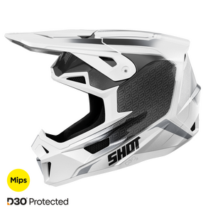 Shot Lite Challenger -Kypärä, Musta-Valkoinen, L