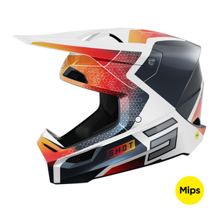 Shot Race Phaser -Kypärä, Sini-Punainen, Xl