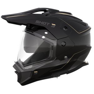 Shot HELMET TREK MAX VISION RALLY BLACK SAND, GLOSSY, ADULT, S