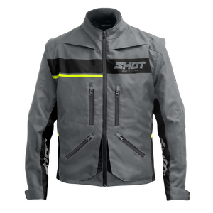 Shot JACKET CONTACT ASSAULT 2.0 GREY NEON YELLOW, ADULT, S