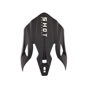 Shot Pulse Solid -Kypärän Lippa, Kiiltävä Musta