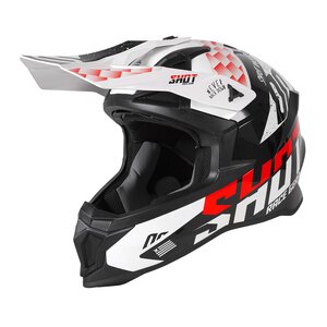 Shot Lite Rush -Kypärä, Aikuiset, Xl, Musta-Punainen