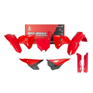 Rtech Plastic Kit, O.E.M RED, Honda 25 CRF450R, 26 CRF450R, 25-26 CRF250R