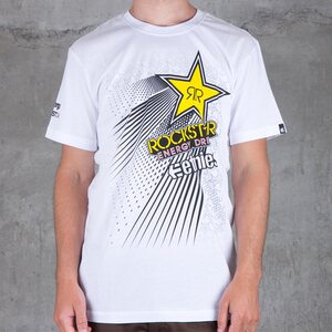 Etnies T-Shirt RockStar Burst, ADULT, M, WHITE