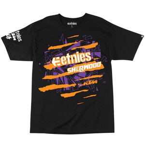 Etnies T-Shirt Torn KTM, ADULT, L, BLACK