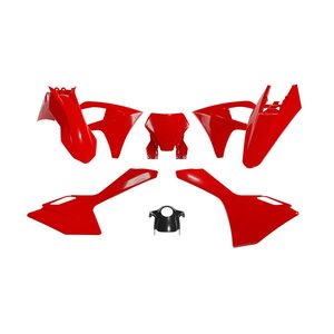 Rtech Plastic Kit, O.E.M RED, GasGas 24-26 MC 450F, 24-25 MC 250, 24-26 MC 250F, 24-25 MC 350F, 24-26 MC 125, 25 MC 150/MC 300