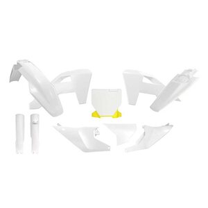Rtech Plastic Kit, O.E.M WHITE, Husqvarna 26 FC 450, 25 FC 450, 25-26 FC 250/TC 250, 25 FC 350/TC 150/TC 300, 25-26 TC 125