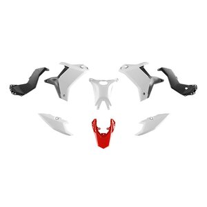 Rtech Plastic Kit Revolution, WHITE RED GREY, Yamaha 25-26 TÉNÉRÉ 700