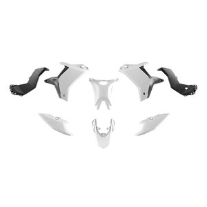 Rtech Plastic Kit Revolution, BLACK WHITE, Yamaha 25-26 TÉNÉRÉ 700