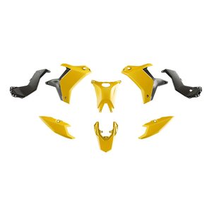 Rtech Plastic Kit Revolution, BLACK YELLOW, Yamaha 25-26 TÉNÉRÉ 700
