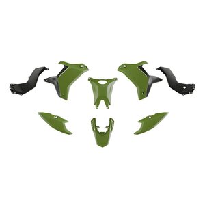 Rtech Plastic Kit Revolution, BLACK GREEN, Yamaha 25-26 TÉNÉRÉ 700