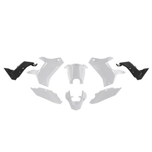 Rtech Plastic Kit Revolution, BLACK WHITE, Yamaha 19-24 TÉNÉRÉ 700