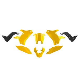 Rtech Plastic Kit Revolution, BLACK YELLOW, Yamaha 19-24 TÉNÉRÉ 700