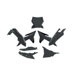 Rtech Plastic Kit, BLACK, KTM 25 450 SX-F, 25-26 250 SX, 25 250 SX-F, 25 350 SX-F, 25 125 SX/150 SX/300 SX