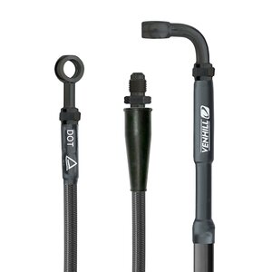 Venhill Brake Hose Handbrake, BREMBO, REAR, CARBON BLACK, STARK 23 VARG, 25-26 VARG EX/VARG MX 1.2, 24-25 VARG MX