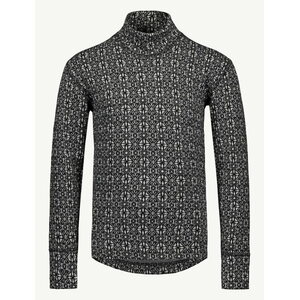 Svala Merino Design Lasten kerrasto Jacquard musta/valkoinen