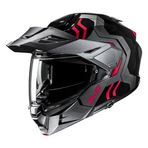 HJC Helmet i80 Velly Gray/Black/Red MC1