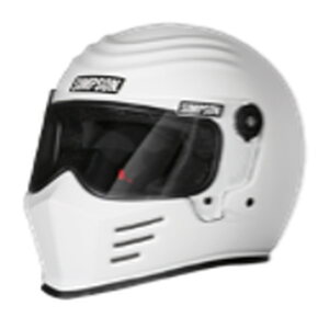 SIMPSON helmet OB3 ECE solid gloss white