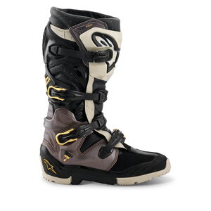 Alpinestars Ajosaapas Tech 7 Enduro Drystar Musta/Harmaa/Kulta