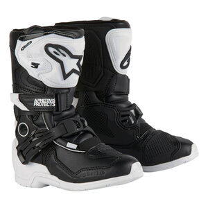 Alpinestars Saapas Tech 3s Barn Musta/Valkoinen
