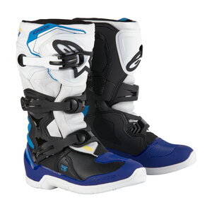 Alpinestars Saapas Tech 3s Barn Musta/Valkoinen/Sininen