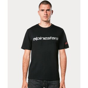 Alpinestars T-Paita Linear Wordmark 2.0 CSF Valkoinen/Punainen/Musta