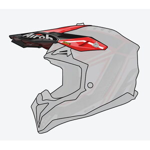 Airoh Aviator 3 Peak League red gloss