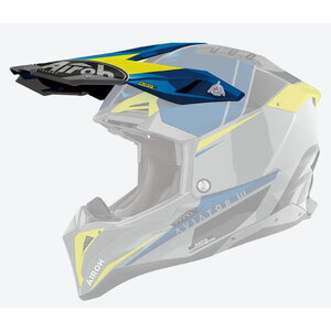 Airoh Aviator 3 Peak Push Blue Gloss
