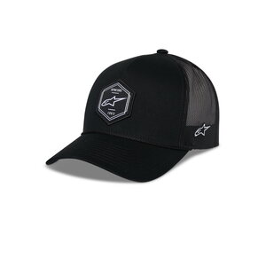 Alpinestars Lippis Hexeon Trucker Snapback Musta/Musta One Size